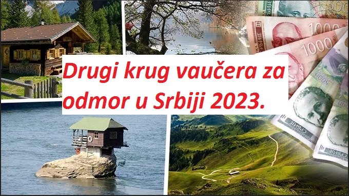 Drugi krug vaucera za odmor u Srbiji 2023
