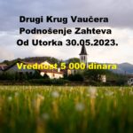 Drugi krug vaucera - od utorka 30.5. - vrednost 5000 dinara