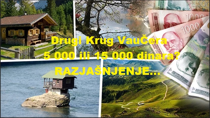 Drugi krug vaucera za odmor u Srbiji 2023 - pojasnjenje