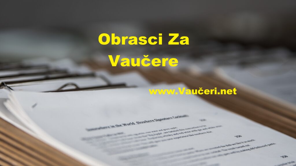 Obrasci za vaucere