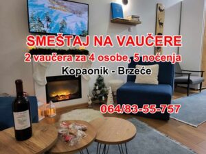 Smeštaj na vaučere - Apartman Nina - Brzeće - Kopaonik - 2 vaučera za 4 osobe za 5 noćenja