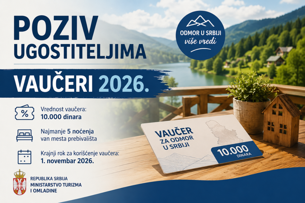 Poziv ugostiteljima - vaučeri 2026